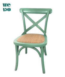 Small Kid Wood Crossback Chair 
